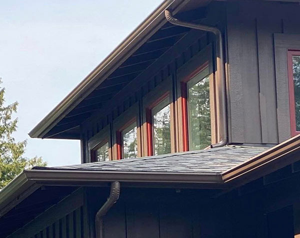 Seamless gutter project portfolio gallery in kalispell mt