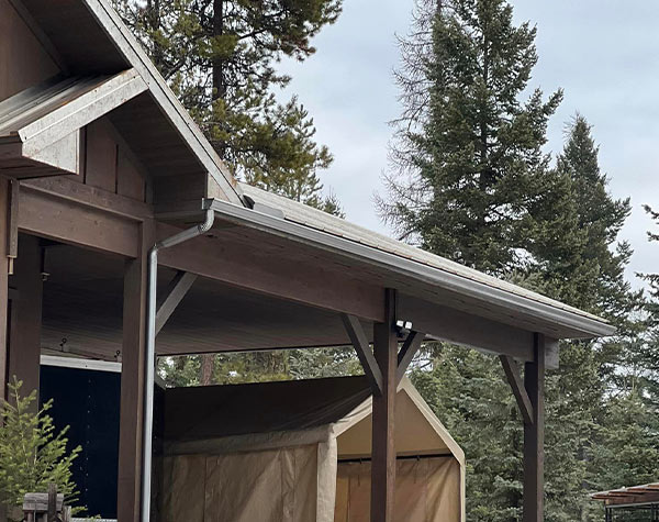 Seamless gutter project portfolio gallery in kalispell mt