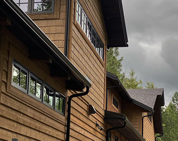 Seamless gutter project portfolio gallery in kalispell mt