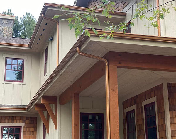 Seamless gutter project portfolio gallery in kalispell mt