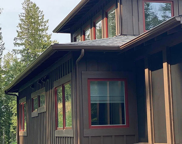 Seamless gutter project portfolio gallery in kalispell mt